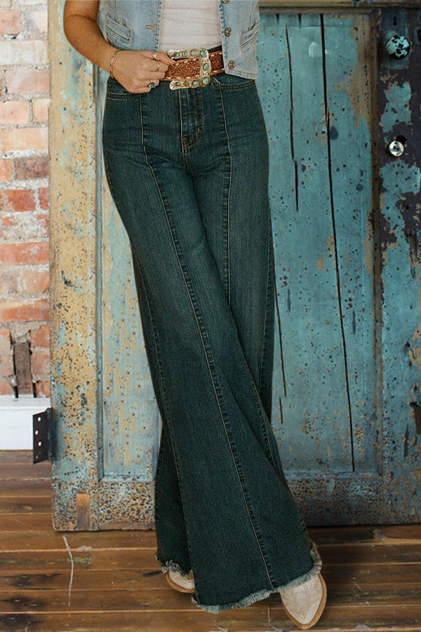 Western Straight Leg Jeans