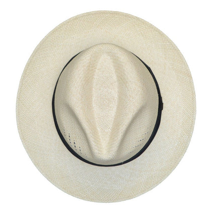 Advanced Original Panama Hat-Natural Straw | Black Band-Handwoven in Ecuador