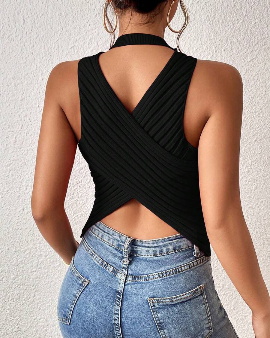 Ribbed Knit Slim Fit Camisole