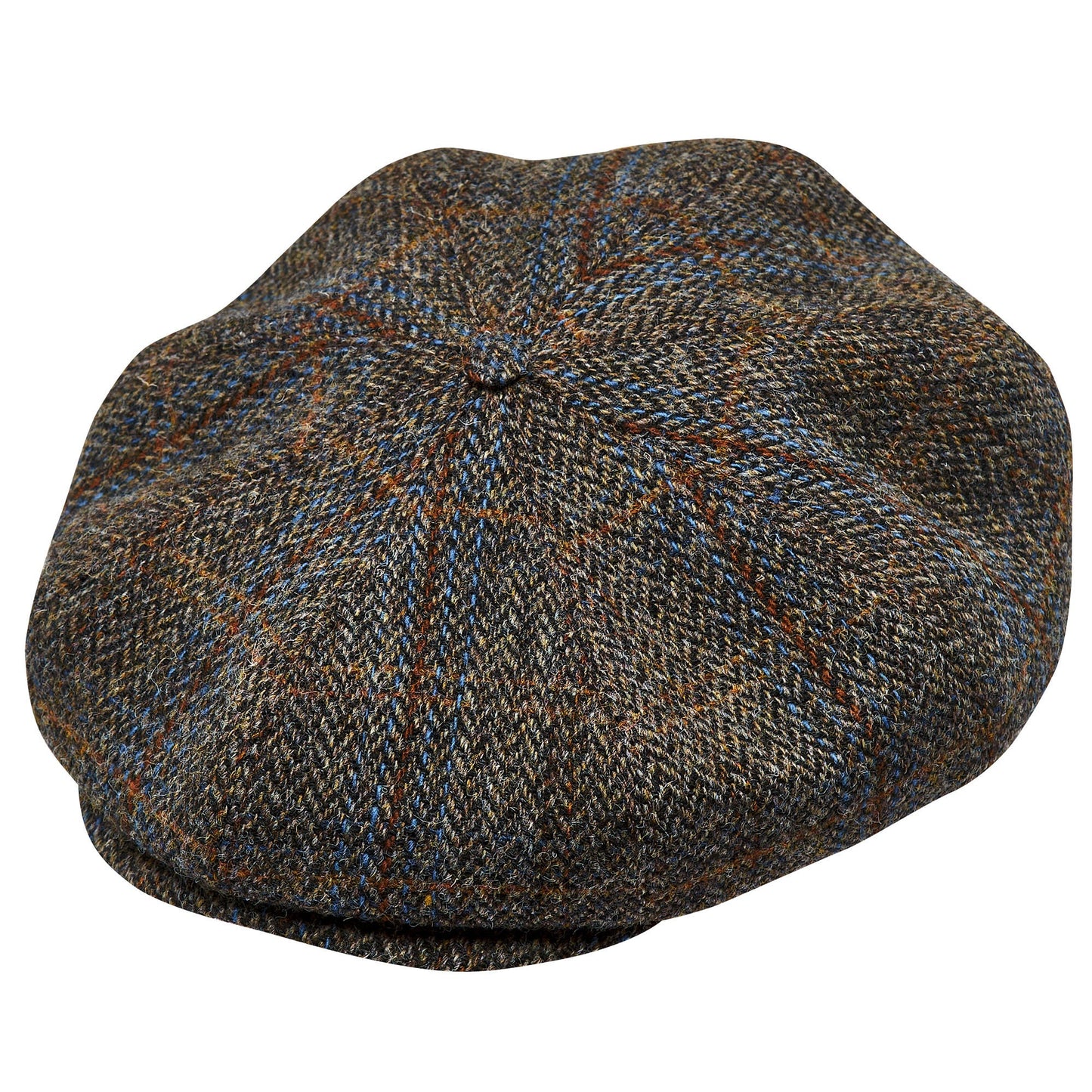 [Best Sale!]PEAKED CAPS Genuine Scottish Harris Tweed 8 Panels Man Cap