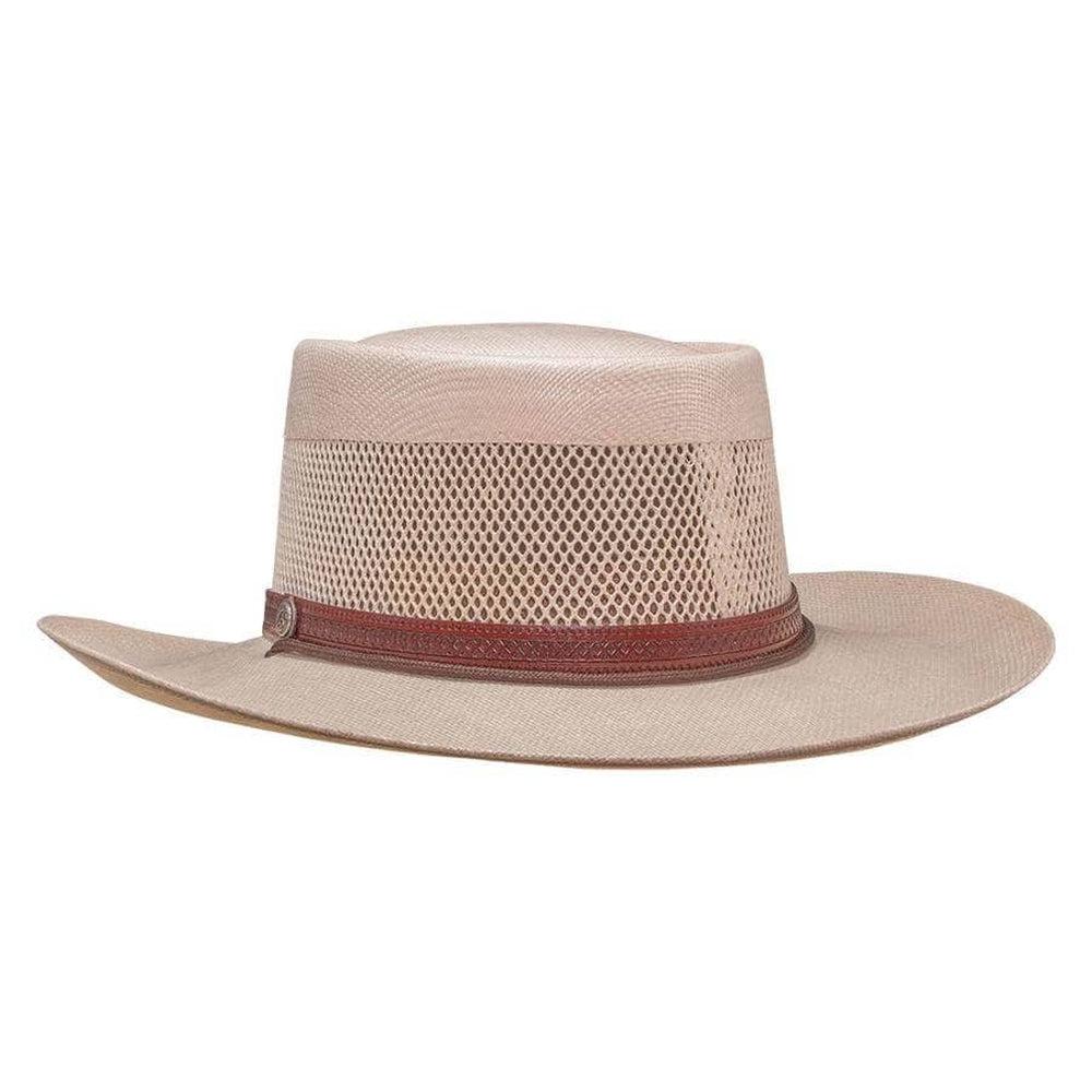 Madrid | Mens Wide Brim Straw Gambler Hat