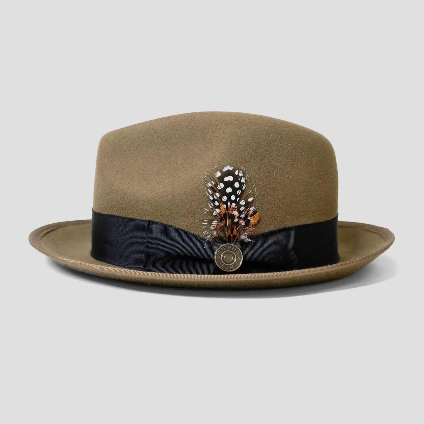 Tienda Ranch Tienda Bikary Fedora – Grey/Dark Olive [Fast shipping and box packing]