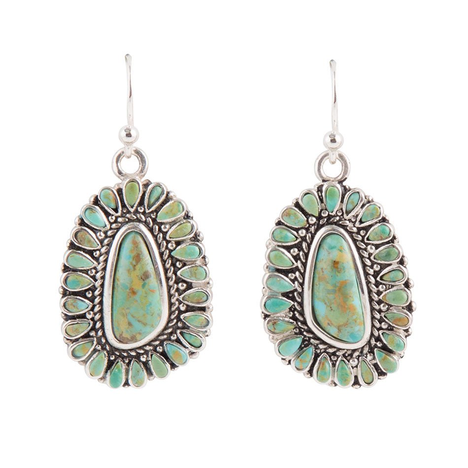 Sedona Turquoise and Sterling Silver Earrings