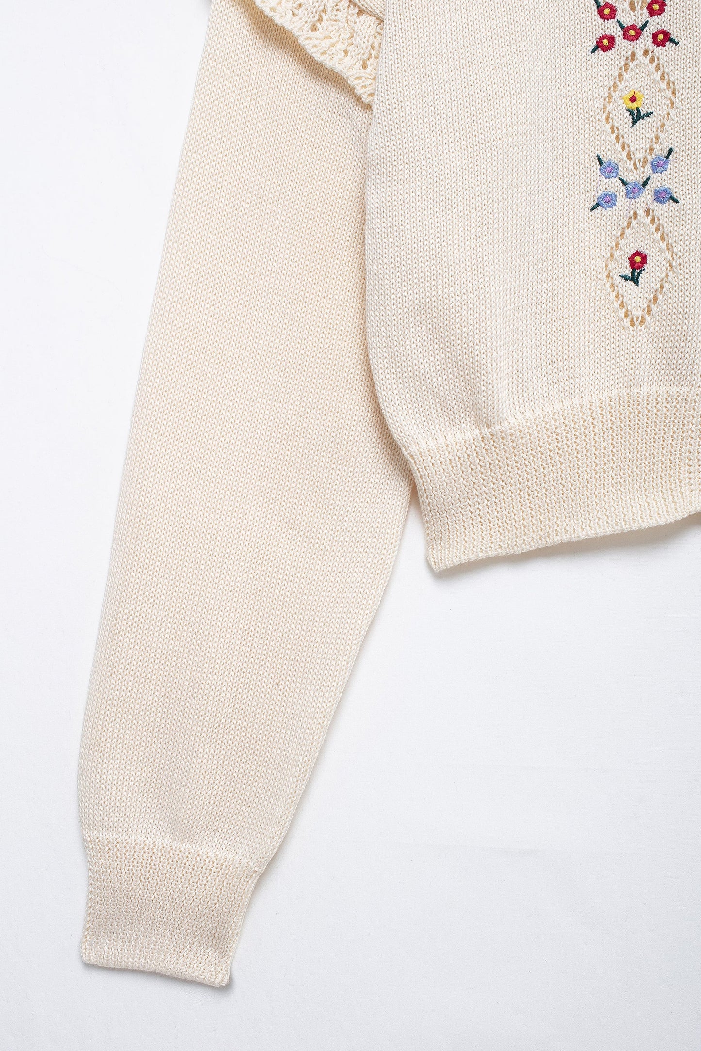 Evelyn Embroidered Knit Cardigan