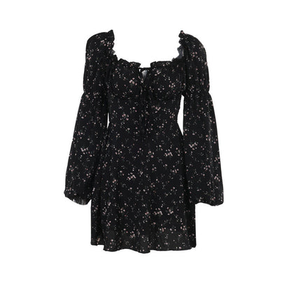 Amelia Floral Puff Sleeve Mini_Dress