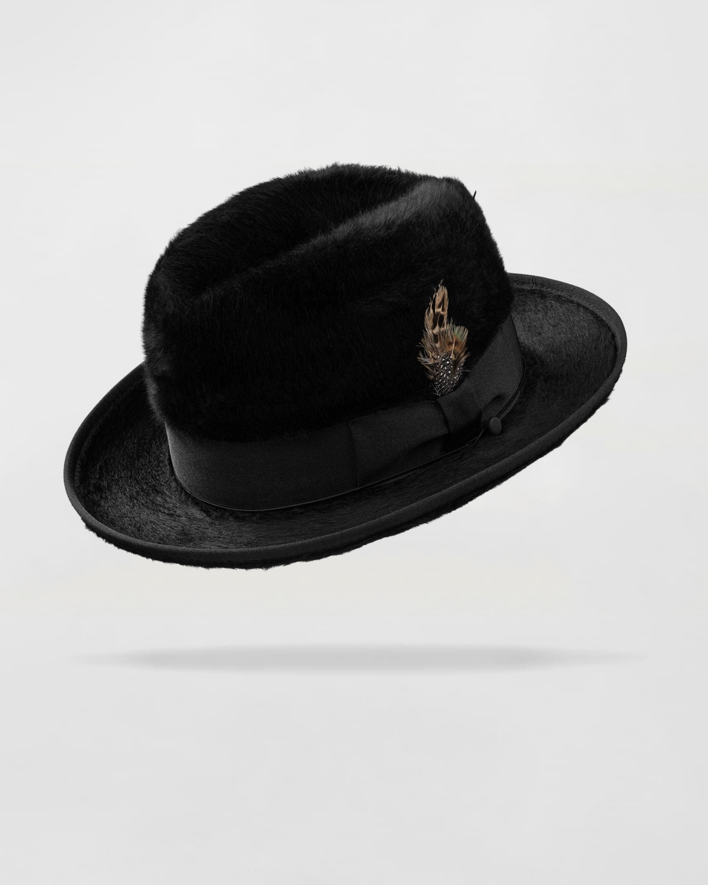 Dapper Gent's Fedora Homburg Beaver Hat