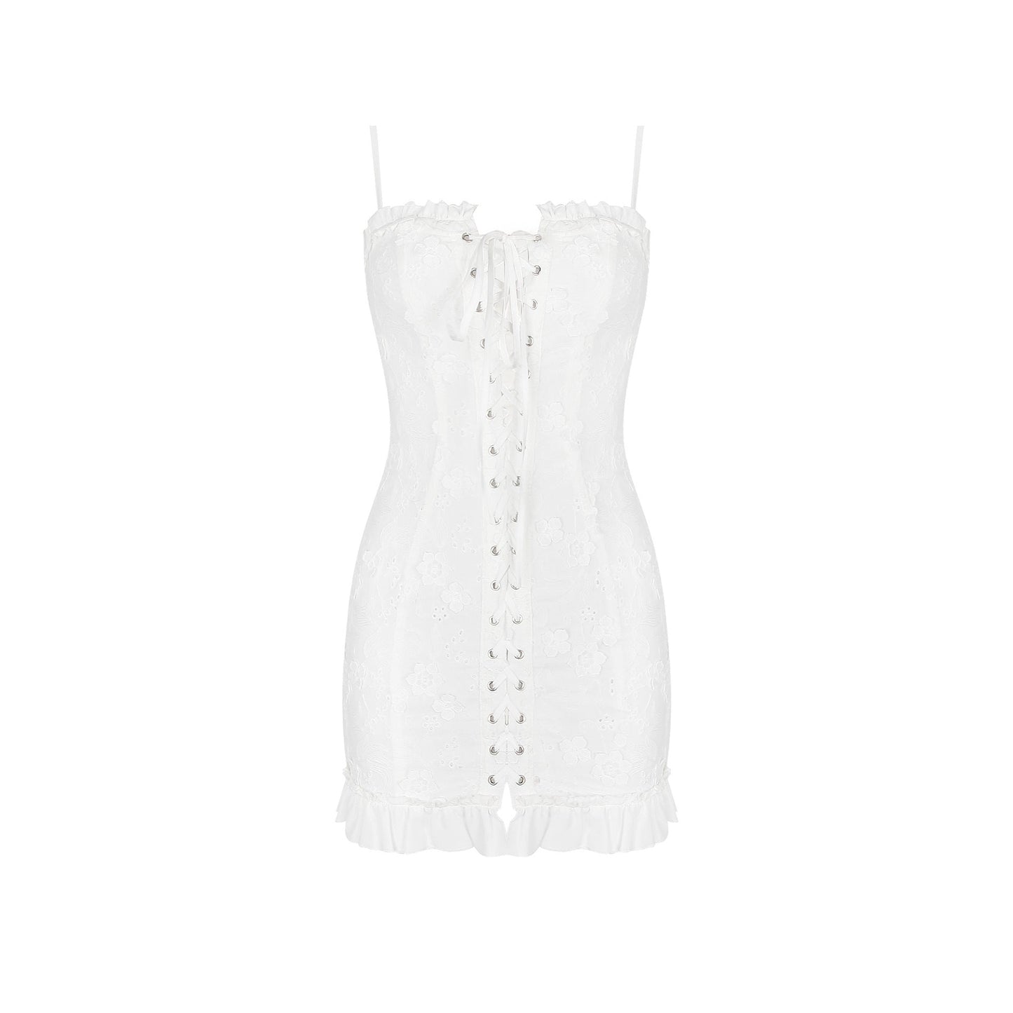 Isabella Lace Charm Mini Dress