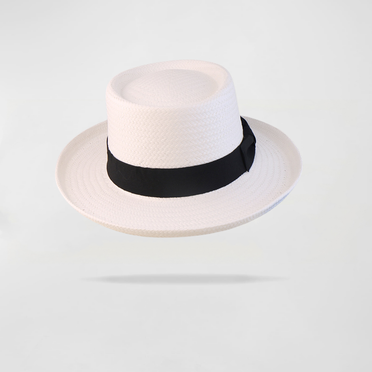 Vintage Vibe Straw Pork Pie Hat