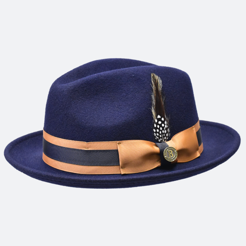 Heritage Classic Fedora Crushable 2-Tone Fedora Hat