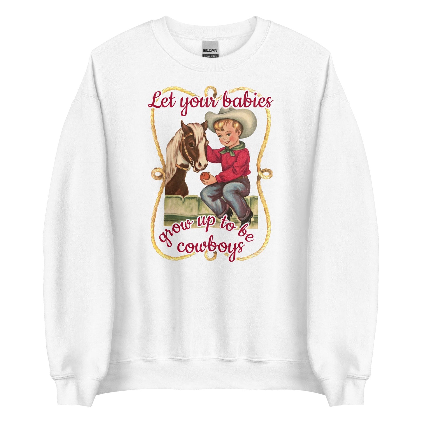 Vintage Cowboy Unisex Sweatshirt