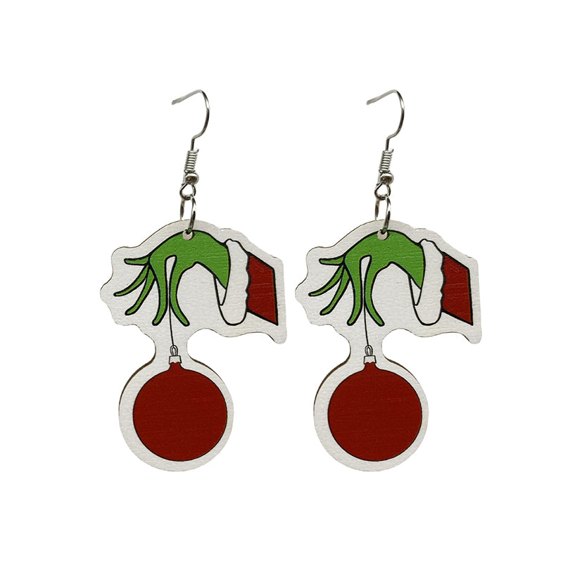 Christmas Grinch Earrings