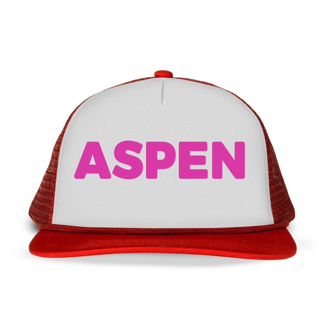 ASPEN Letter Printed Trucker Hat