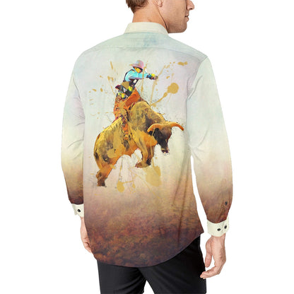 Bull Rider Men's Long Sleeve Shirt