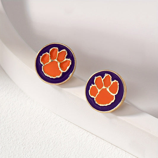 Unique Gameday Tiger Paw Earrings