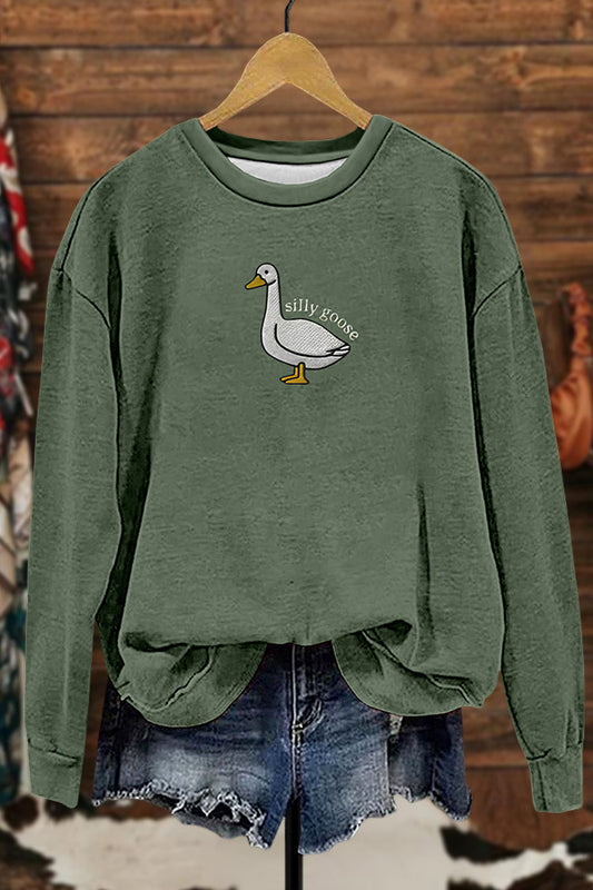 Funny Silly Goose Sweatshirt