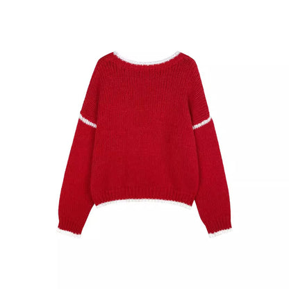 Big Sweater Female Loose Round Neck Sweater