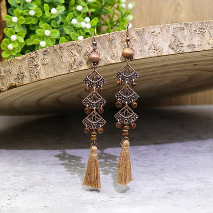 Women's Bohemian Tassel Irregular Earring