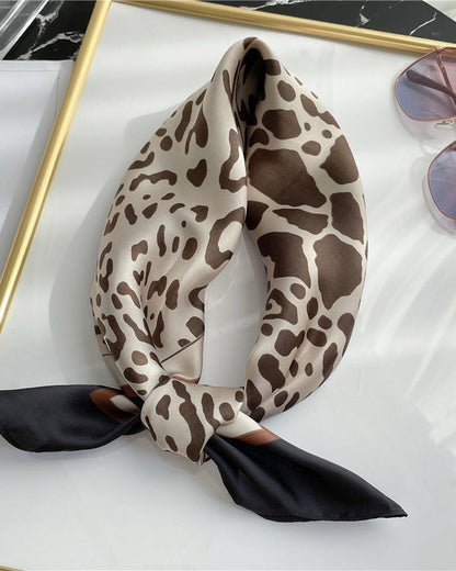 New Leopard Print Women’s Square Scarf