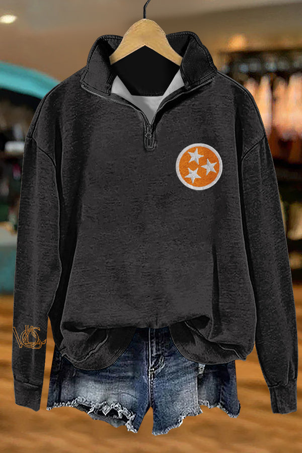 Cozy Gameday Tennessee Volunteers Print Sweatshirt