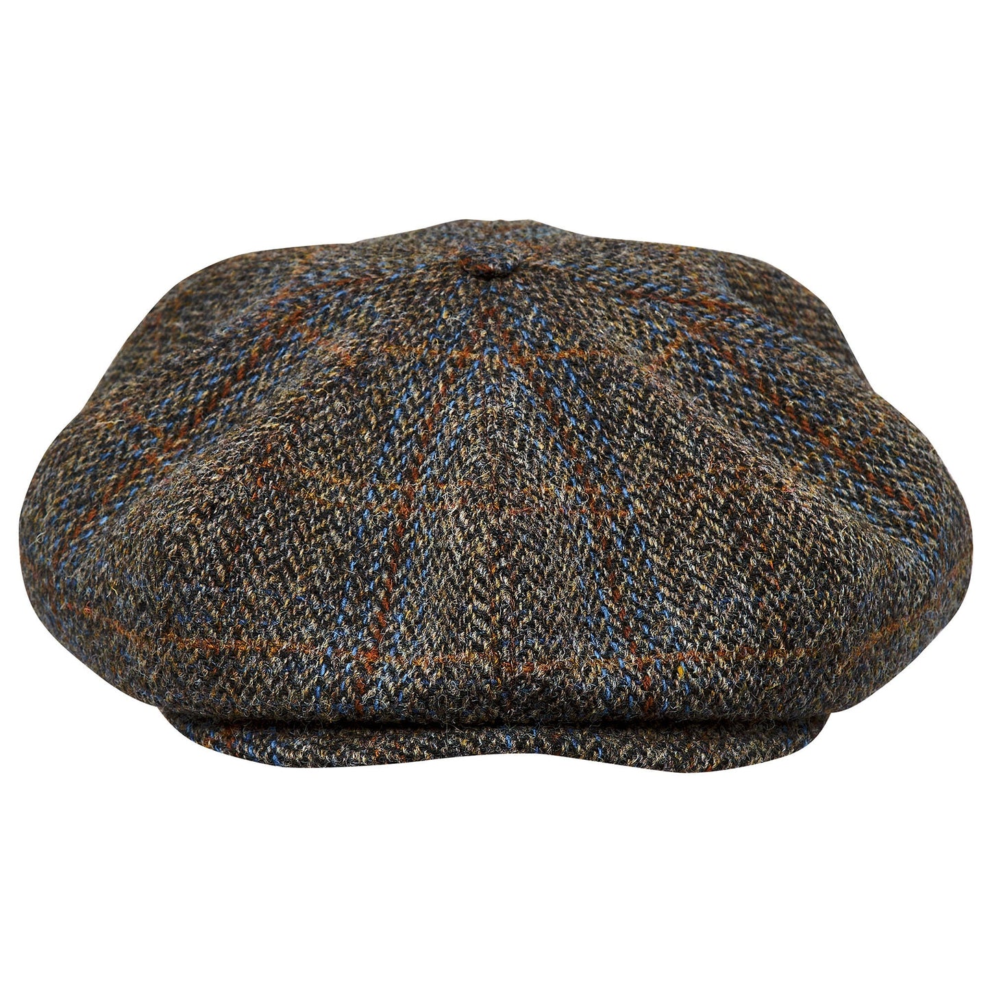 [Best Sale!]PEAKED CAPS Genuine Scottish Harris Tweed 8 Panels Man Cap