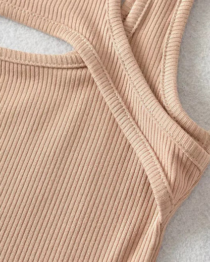 Ribbed Slim Fit off Shoulder Camisole