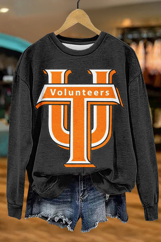 Cozy Gameday Tennessee Volunteers Print Sweatshirt