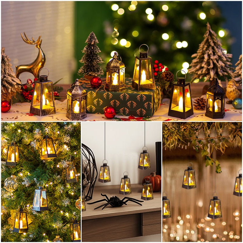 Mini Christmas Party Lantern 12Pcs