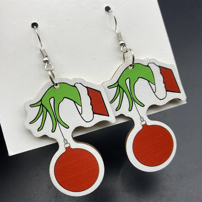 Christmas Grinch Earrings