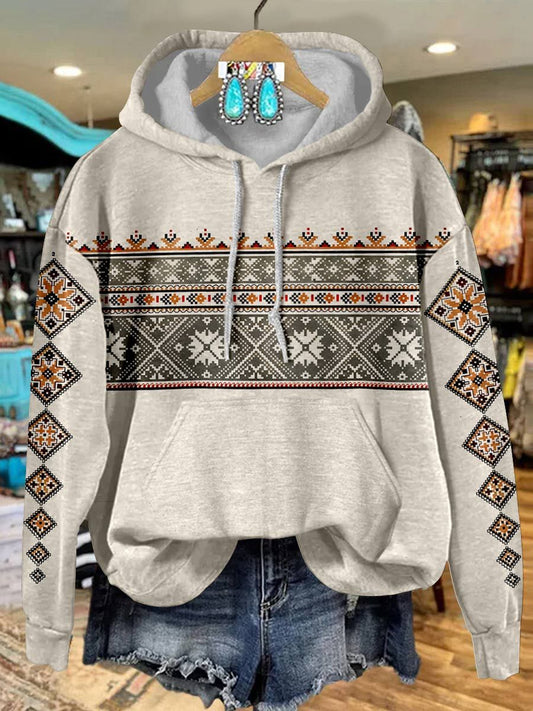 Print Casual Hoodie Sweatshirt