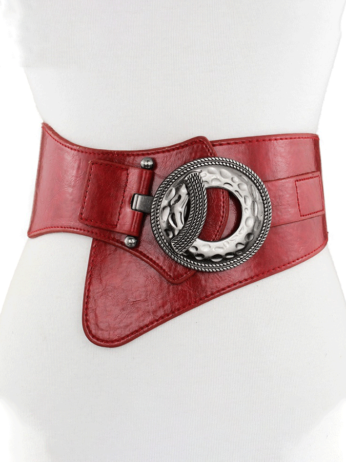 Vintage Matching Dress Leather Belt