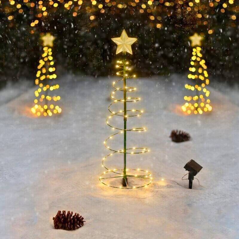 Solar LED Christmas Tree Light