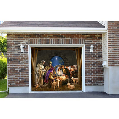 Christmas Mural for Garage Door