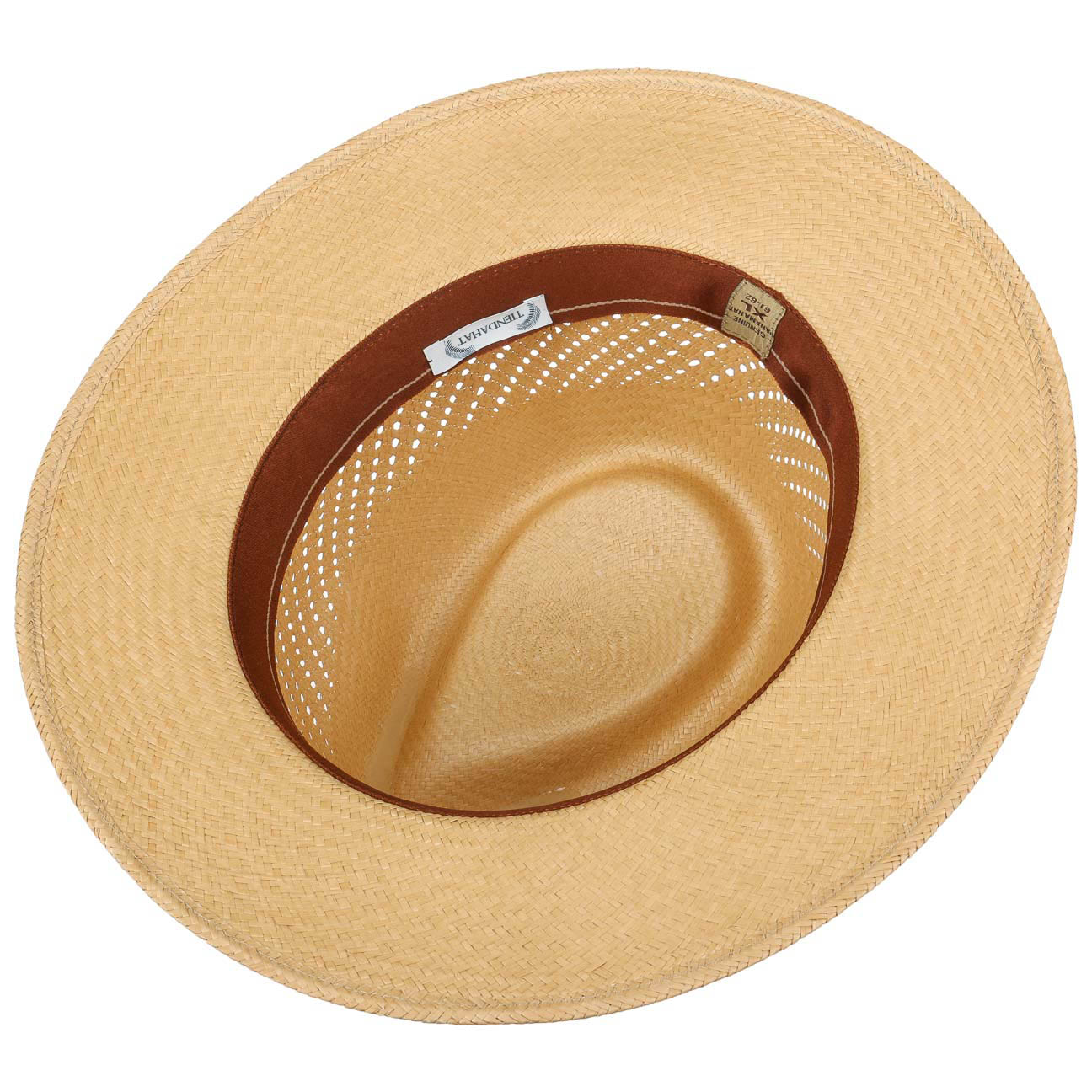 Riobam AIR PANAMA HAT-Paja Toquilla-brown [Fast shipping and box packing]