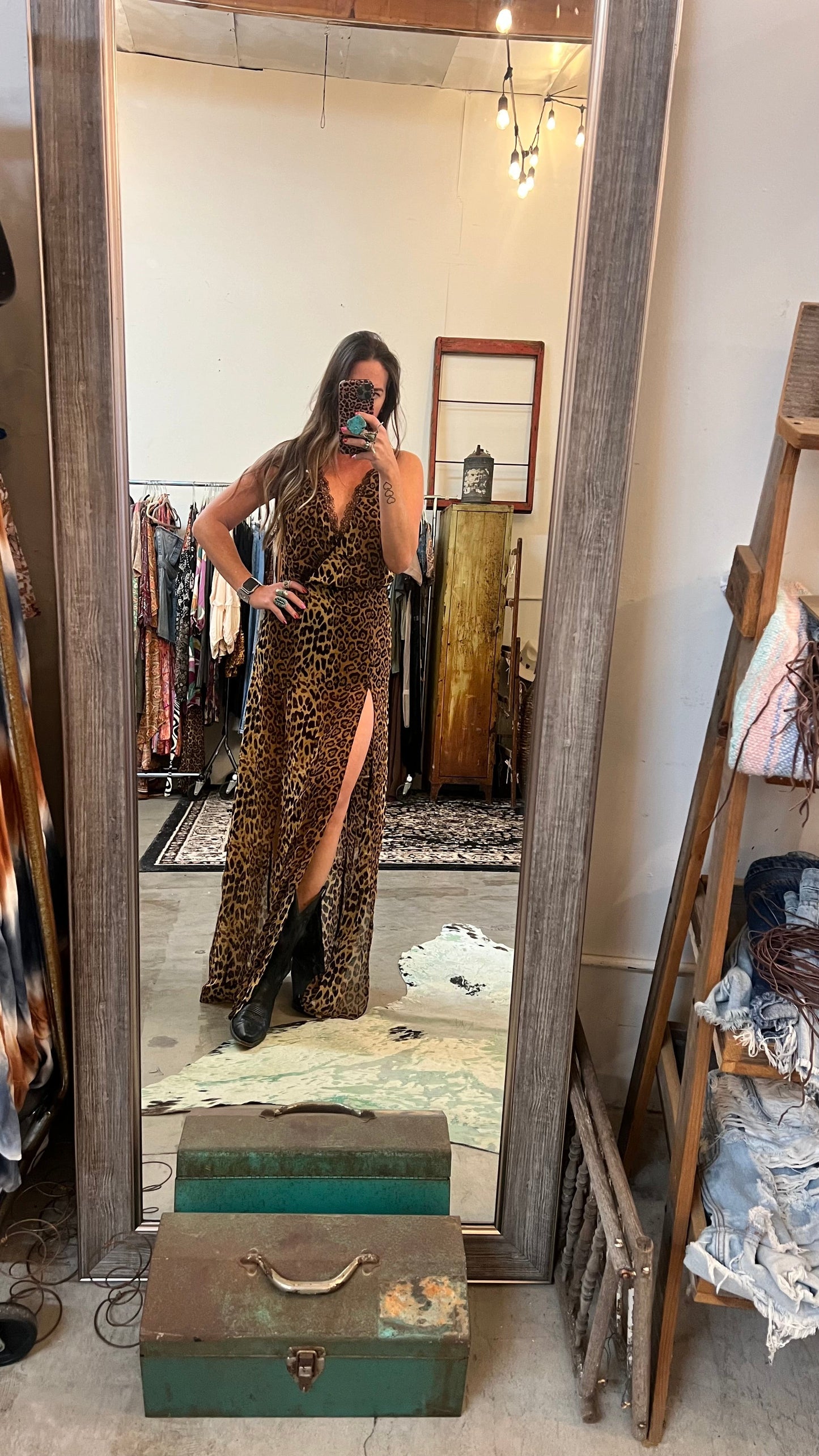 Leopard lover maxi dress