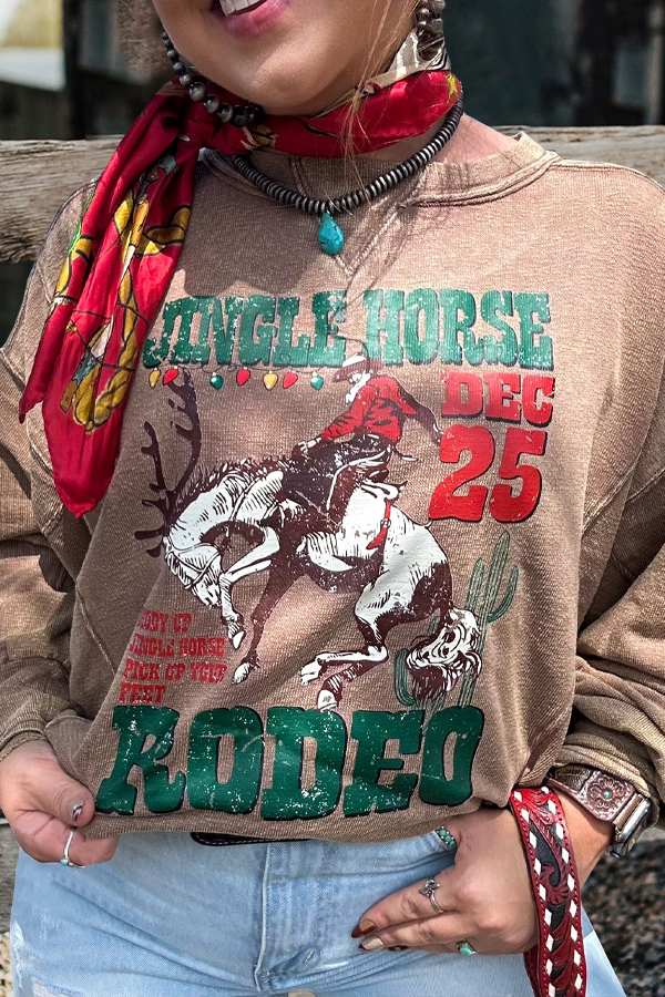 Jingle Horse Rodeo Sweatshirt