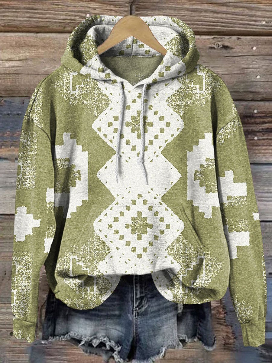 Aztec Pattern Art Print Casual Sweatshirt