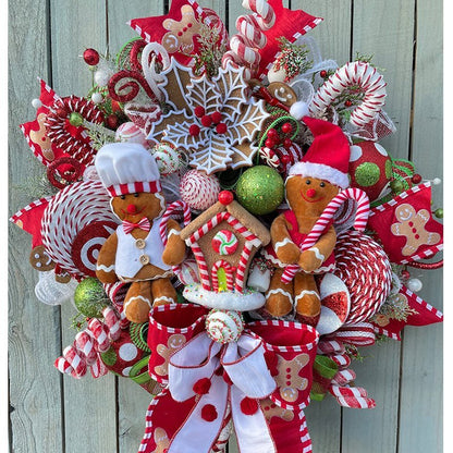 Gingerbread Christmas Wreath