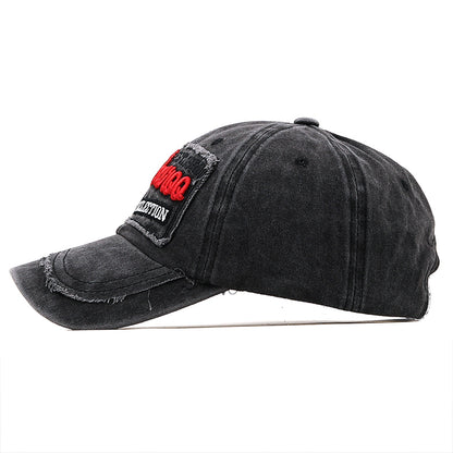 Men & Women Baseball Cap/Retro Washed Outdoor Fitted Hat