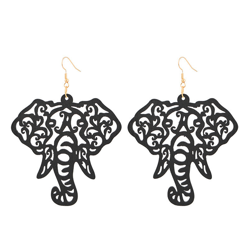 Hollow Elephant Gameday Earrings