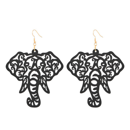 Hollow Elephant Gameday Earrings