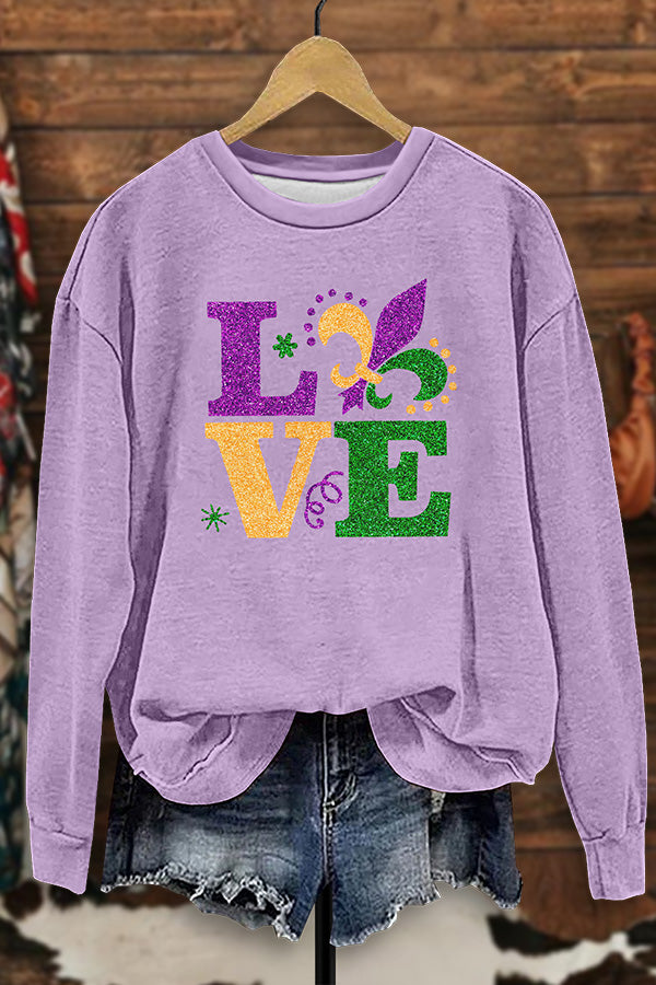 Classic Mardi Gras Sweatshirt