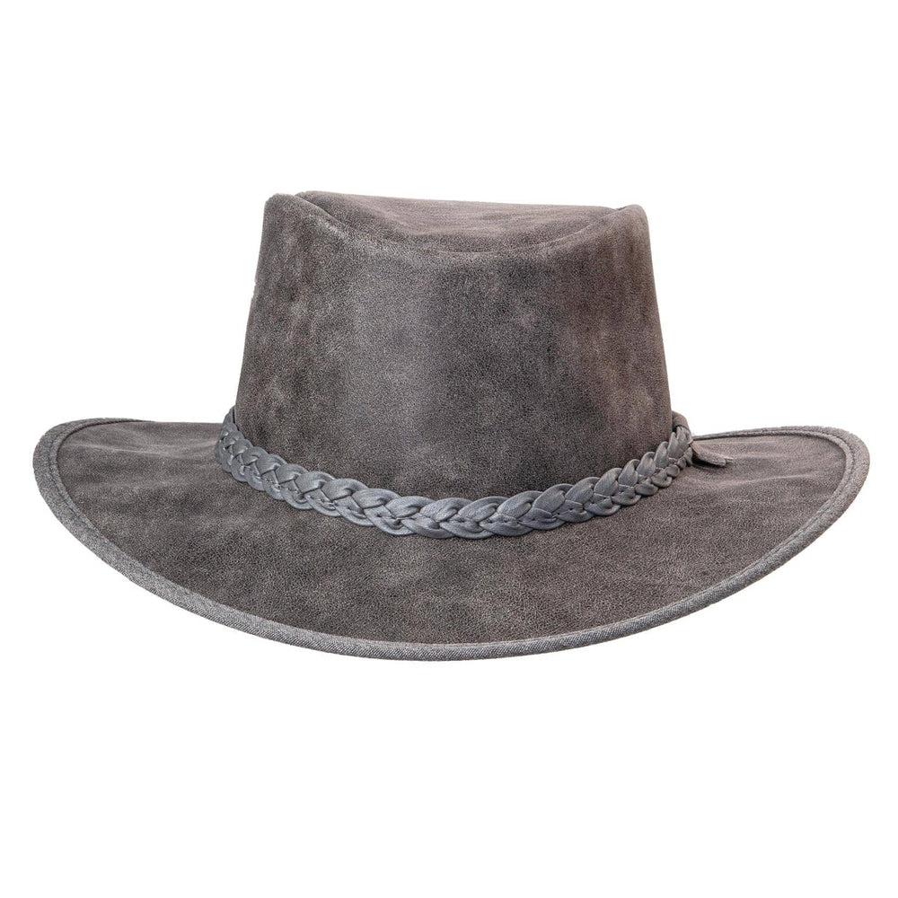 Crusher | Mens Crushable Leather Outback Hat