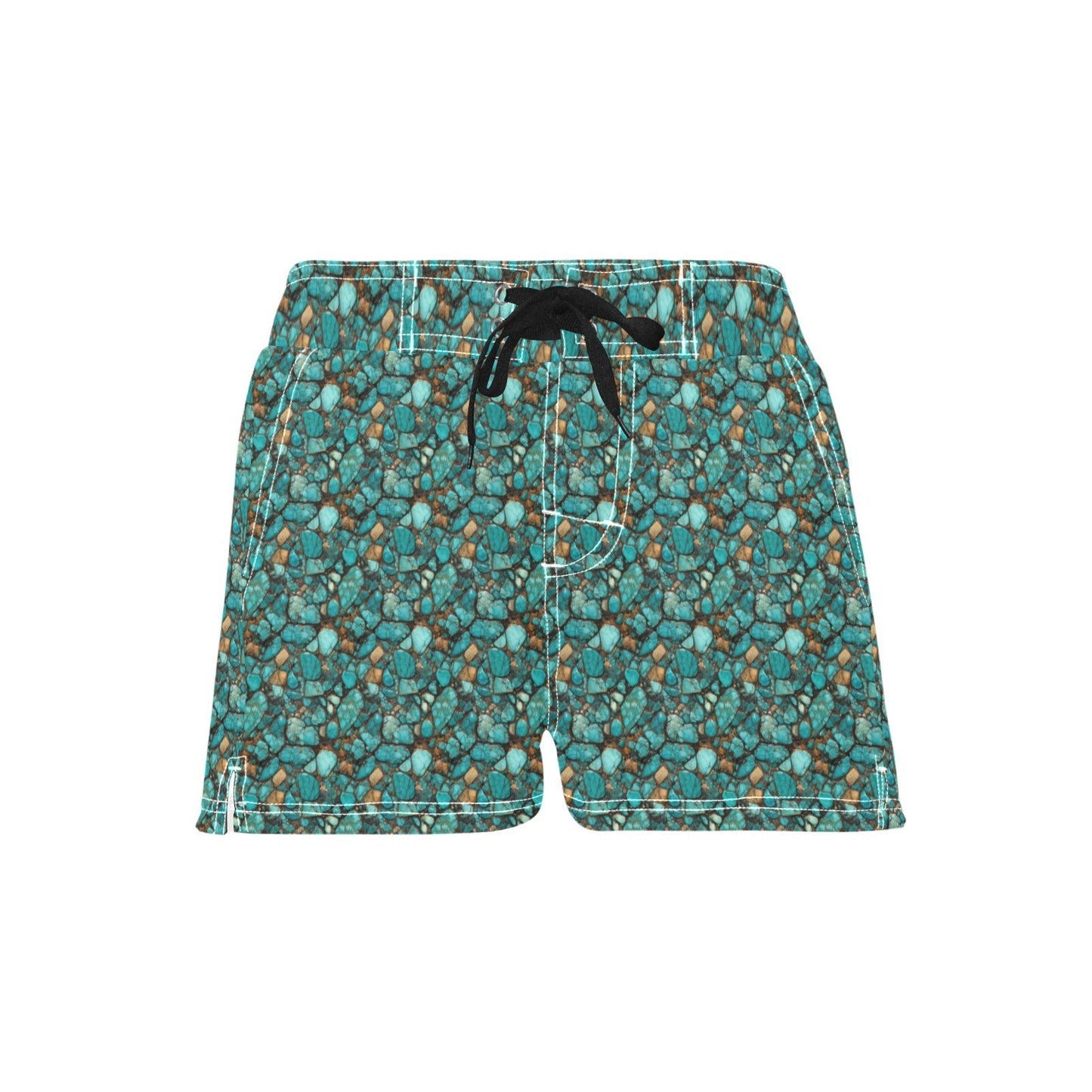 Women's All Turquoise Beach Board Shorts