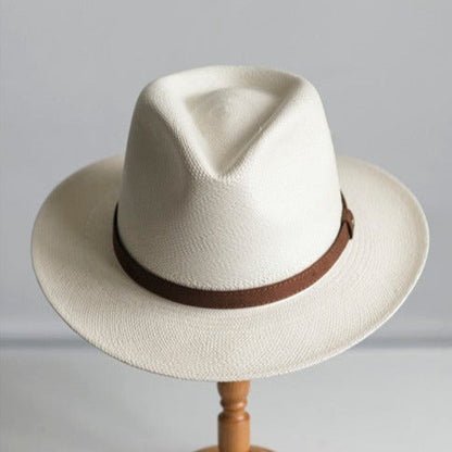 [New Arrivals!]Panama Western Fedora Buttero Leather Band