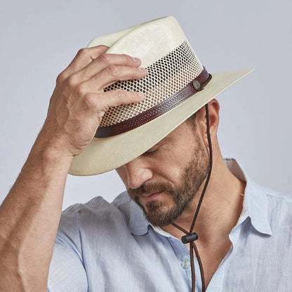 Milan - Mens Straw Fedora Hat