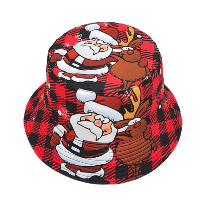 Christmas Cartoon Santa Claus Bucket Hat