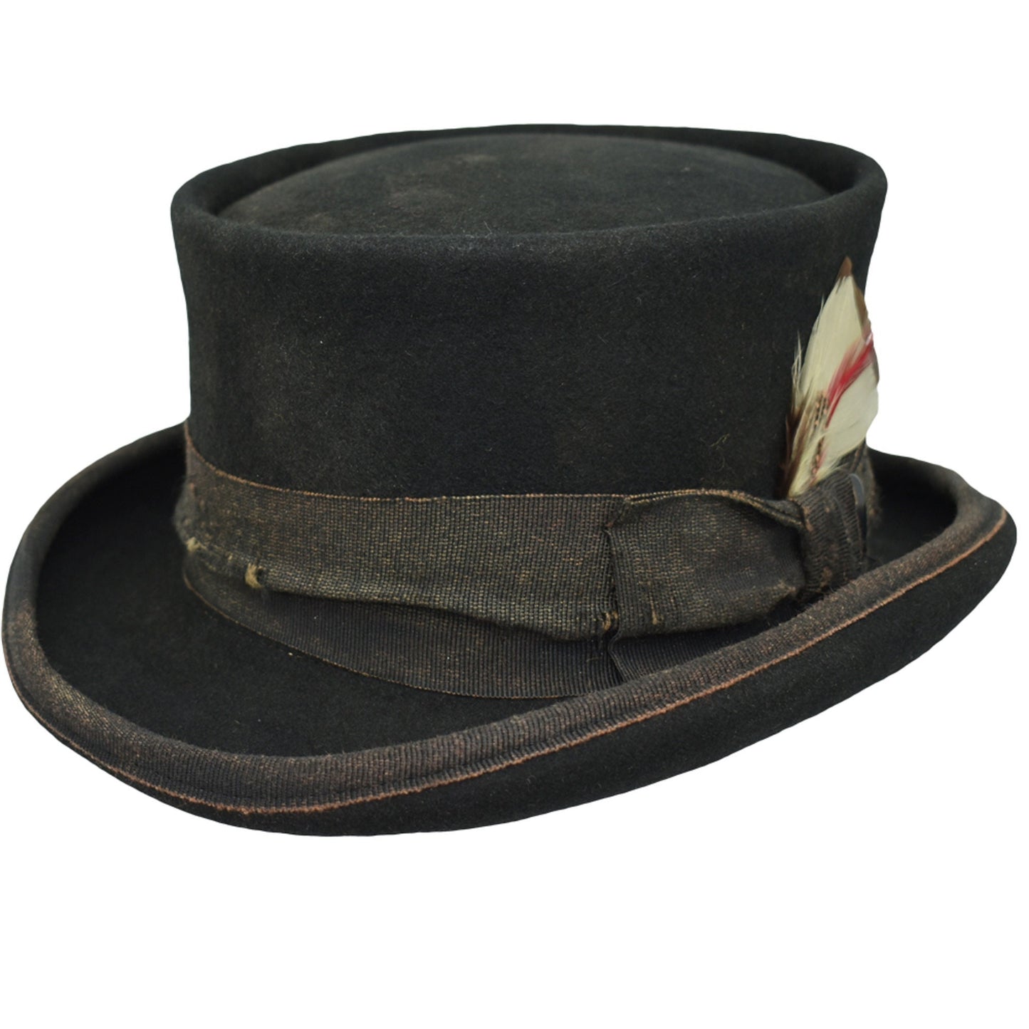 Western Desert Top handmade Sergio Anzani Hatmaker-wine