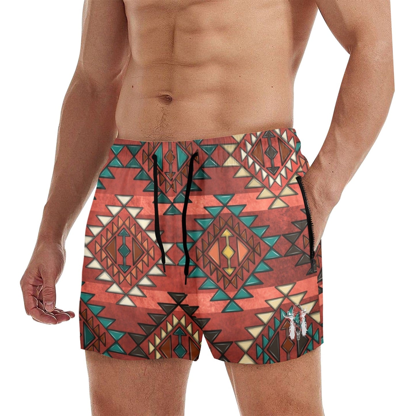 Mullet Cowboy Adobe Aztec Beach Shorts