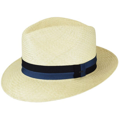 Tienda Ranch Fedora-Halpern Panama Blue[BUY 2 FREE SHIPPING & BOX PACKING]