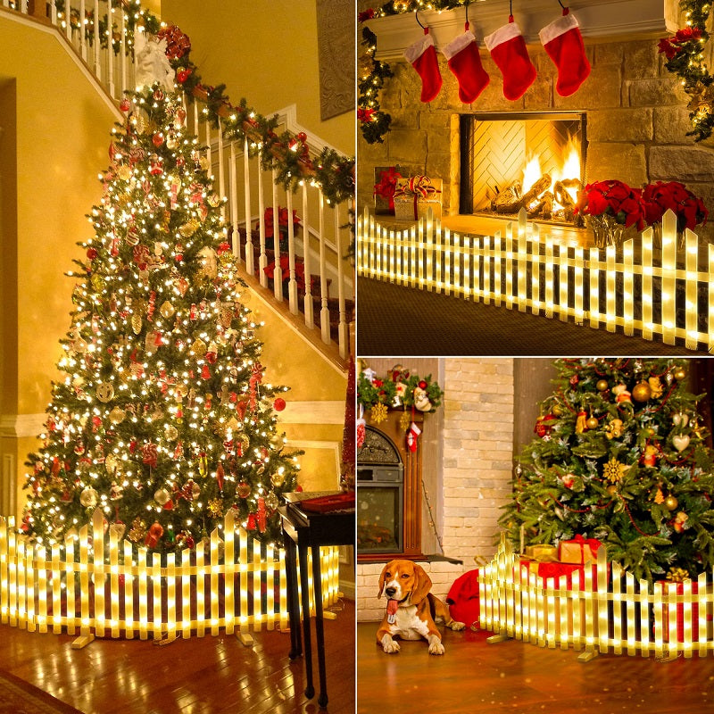 Christmas Fence Lights 8PCS